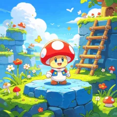 Play Mushroom Adventure: Platformer Game